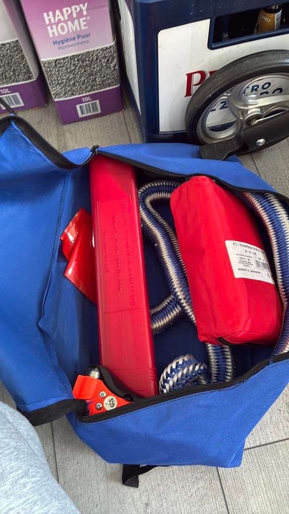 Startkabel en ehbo set auto, gevarendriehoek, Ophalen, Nieuw