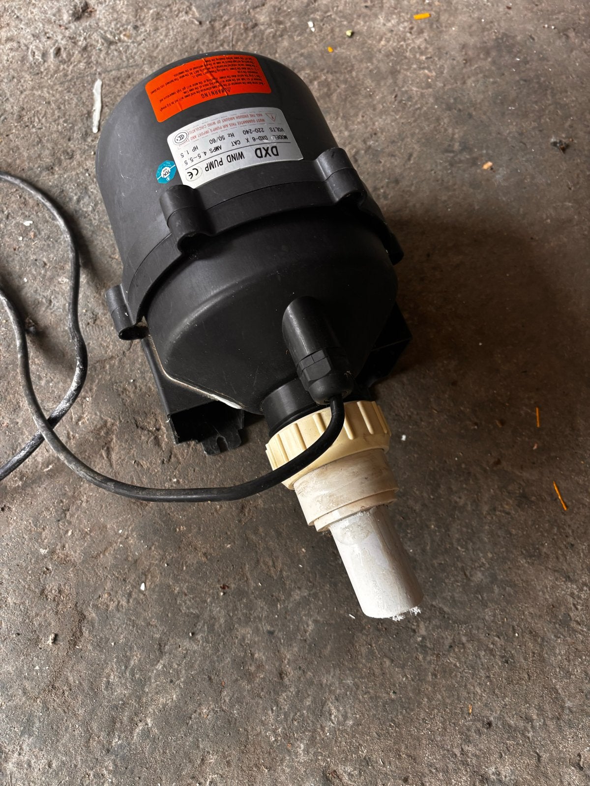 DXD Wind Pomp 1.5HP voor Jacuzzi/Whirlpool, Ophalen, Gebruikt, Zwembadpomp