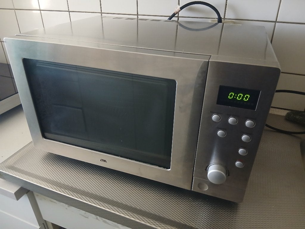 Etna z g.a.n. Grill, hetelucht oven ontdooien werkend, Witgoed en Apparatuur, Ophalen, Combimagnetron, Zo goed als nieuw, Draaiplateau