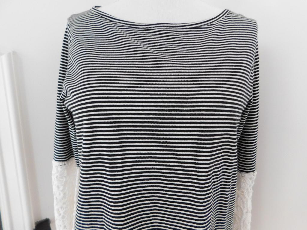 Broadway gestreept shirt met broderie lange mouw XS Nieuw, Kleding | Dames, Zwart, Nieuw, Ophalen of Verzenden, Lange mouw