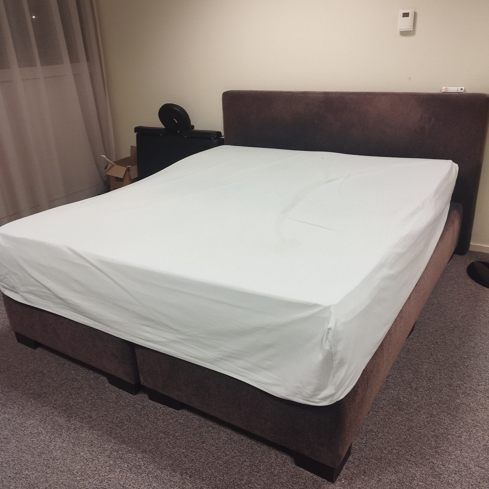 Bed 180x200, Huis en Inrichting, Slaapkamer | Boxsprings, Ophalen, Gebruikt, Tweepersoons, 180 cm