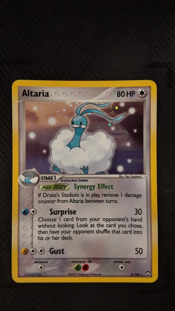 Altaria 2 2 Power Keepers | Pokemon kaart, Ophalen, Zo goed als nieuw, Losse kaart, Foil