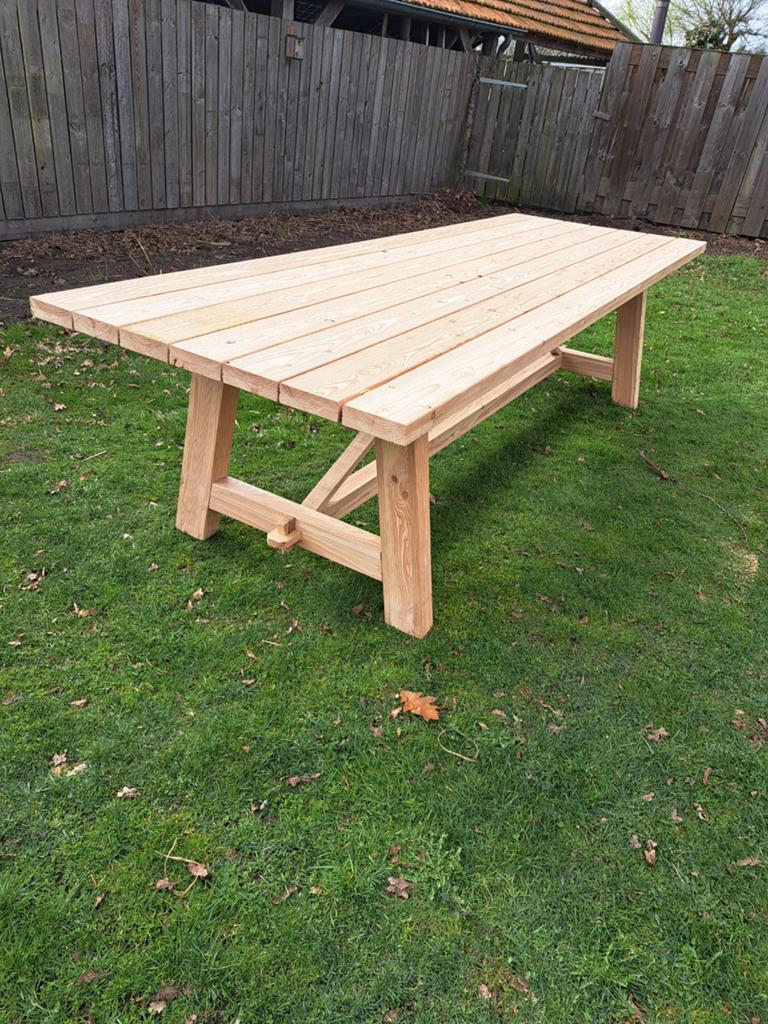 Tuintafels, Ophalen of Verzenden, Rechthoekig, Hout