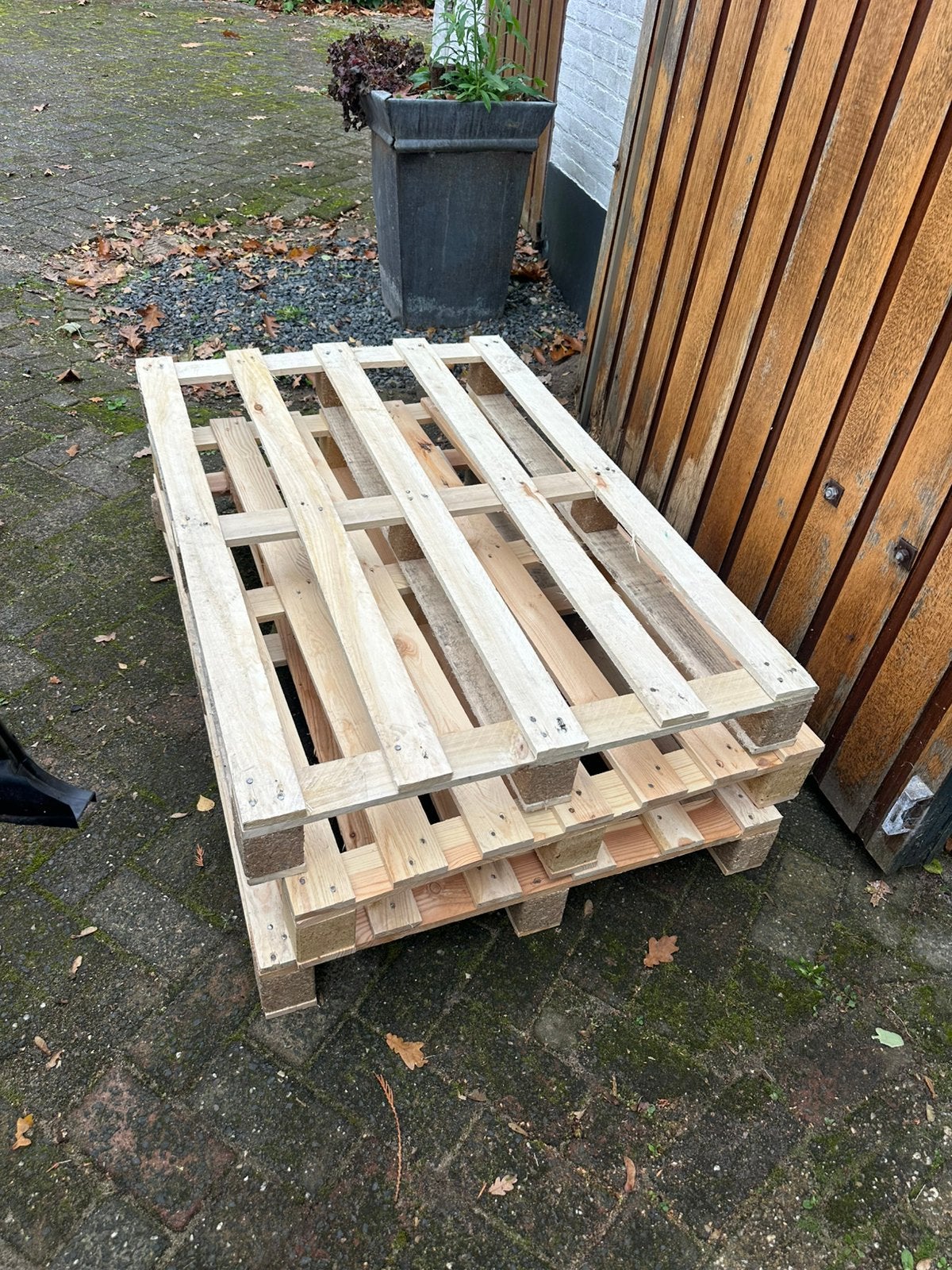 3x nette pallet, Ophalen, Zo goed als nieuw, Pallet, Minder dan 200 cm