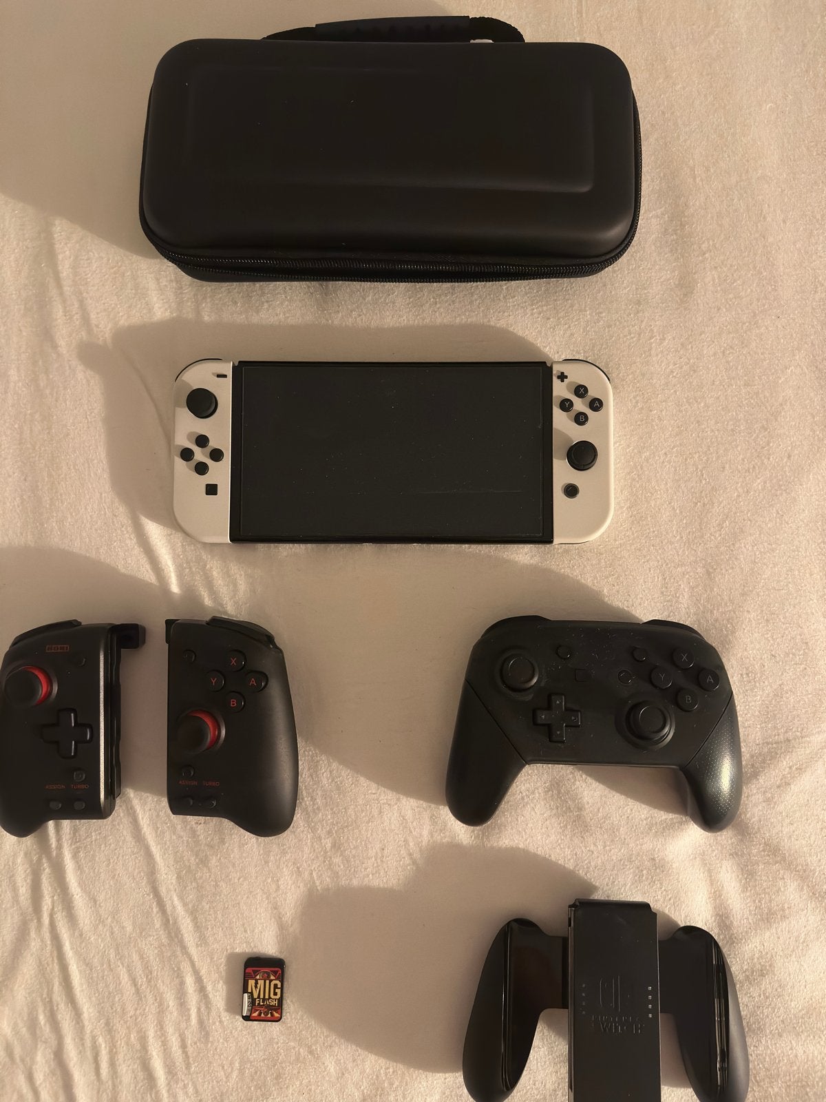 Nintendo Switch Oled. Zo goed als nieuw, Zo goed als nieuw, Met harde schijf, Met 1 controller, Switch OLED