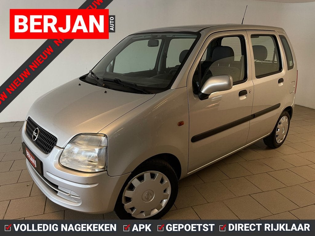 Opel Agila 1.2-16V Comfort HOOGZITTER APK NIEUW LEUKE NETTE, Auto's, Voorwielaandrijving, 15 km/l, 1199 cc, Origineel Nederlands