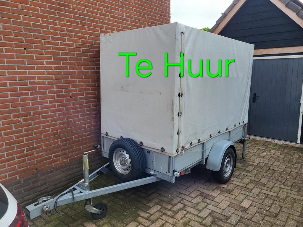 Aanhanger Huifaanhanger Bagagewagen Te Huur, Ophalen