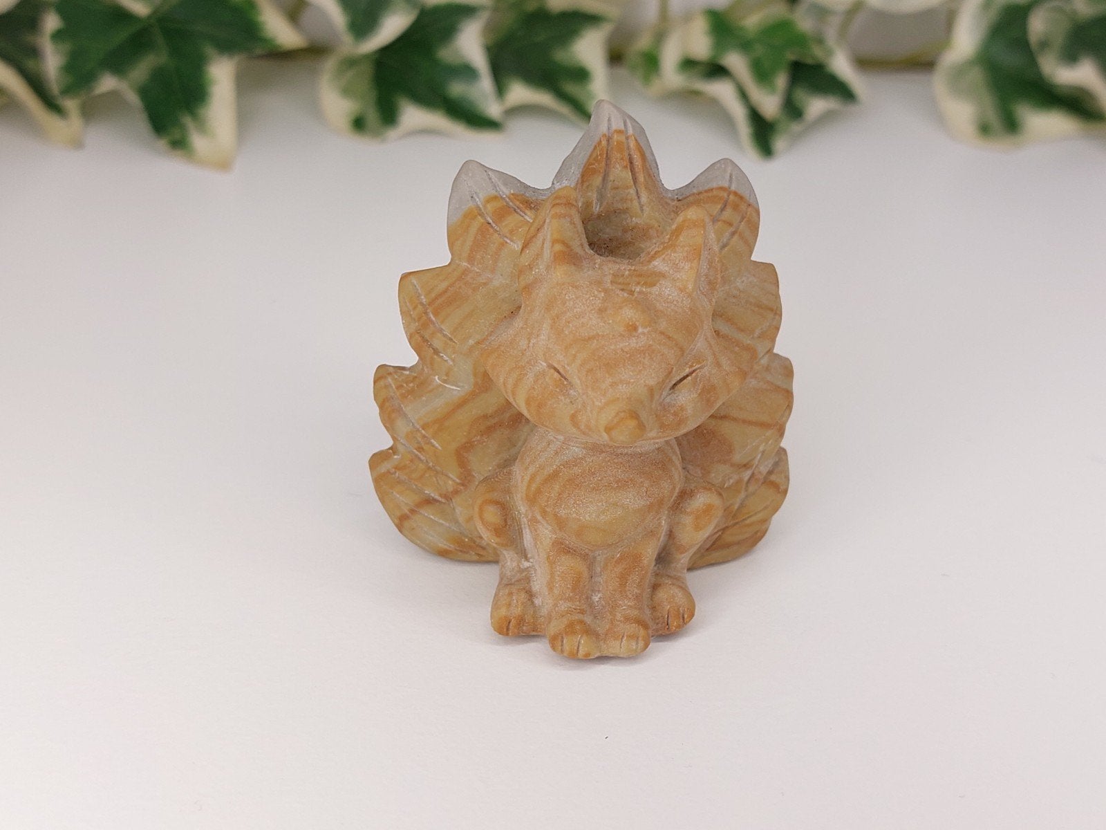 Nine tail fox van jaspis, Ophalen of Verzenden, Nieuw