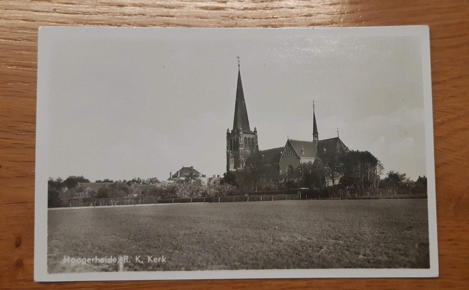 Hoogerheide R.k.kerk, Ophalen of Verzenden, 1940 tot 1960, Gelopen, Noord-Brabant