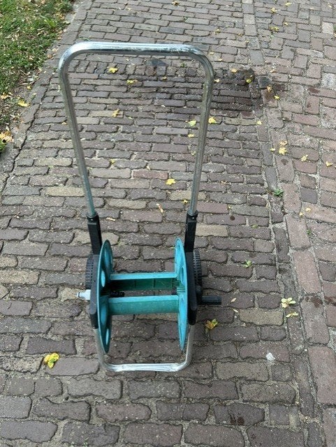 Slanghaspel tuinslang, Ophalen, Gebruikt