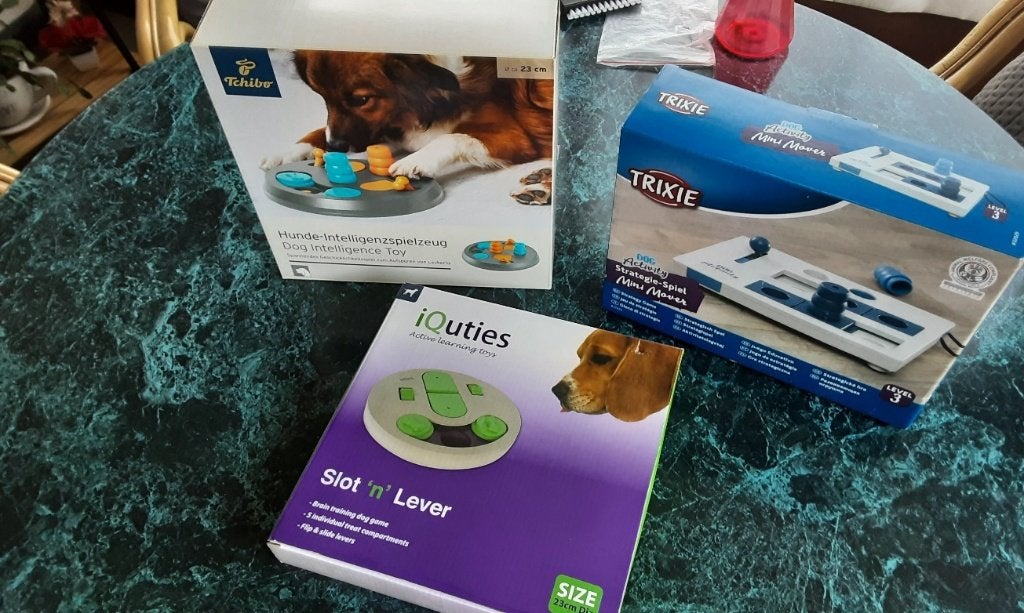 Honden denkspellen, Trixie, Ophalen of Verzenden, Zo goed als nieuw, Hondenspeelgoed