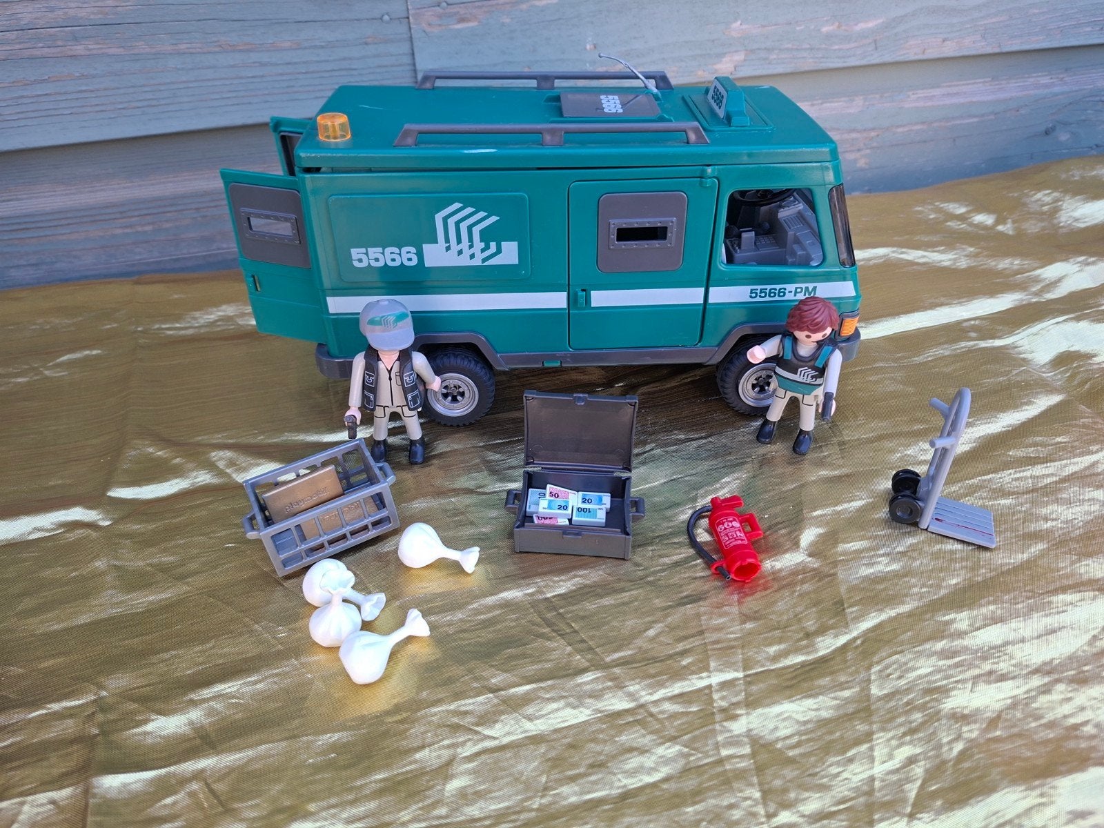 Playmobil Waardetransport 5566 - Zo goed als nieuw, Ophalen of Verzenden, Zo goed als nieuw, Complete set, Voertuig