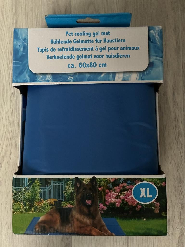 Koelmat voor de hond, Ophalen, Nieuw