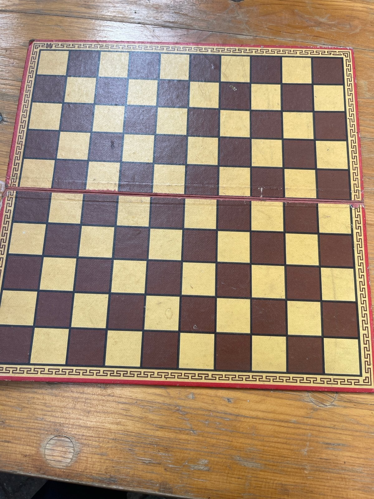 Vintage Opvouwbaar Schaakbord - Reisspel, Een of twee spelers, Ophalen, Gebruikt, Reisspel