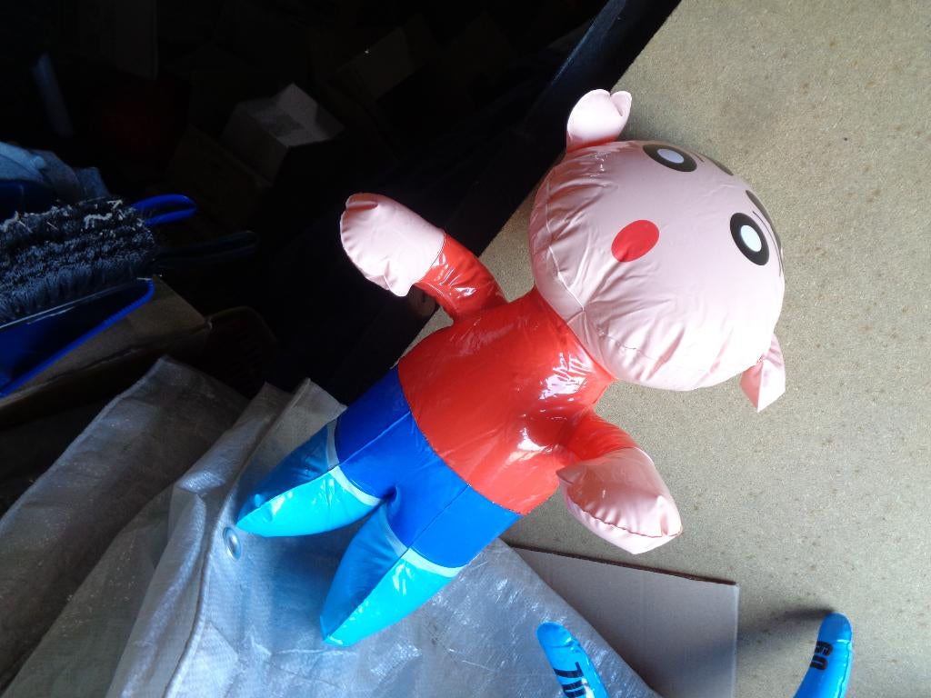 Partij opblaas Shin Chan 40cm, ., Nieuw, Ophalen of Verzenden, .
