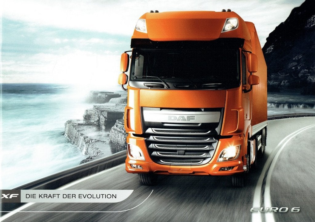 Folder DAF XF (Duitse uitgave - 2012), Verzenden, Zo goed als nieuw, Overige merken