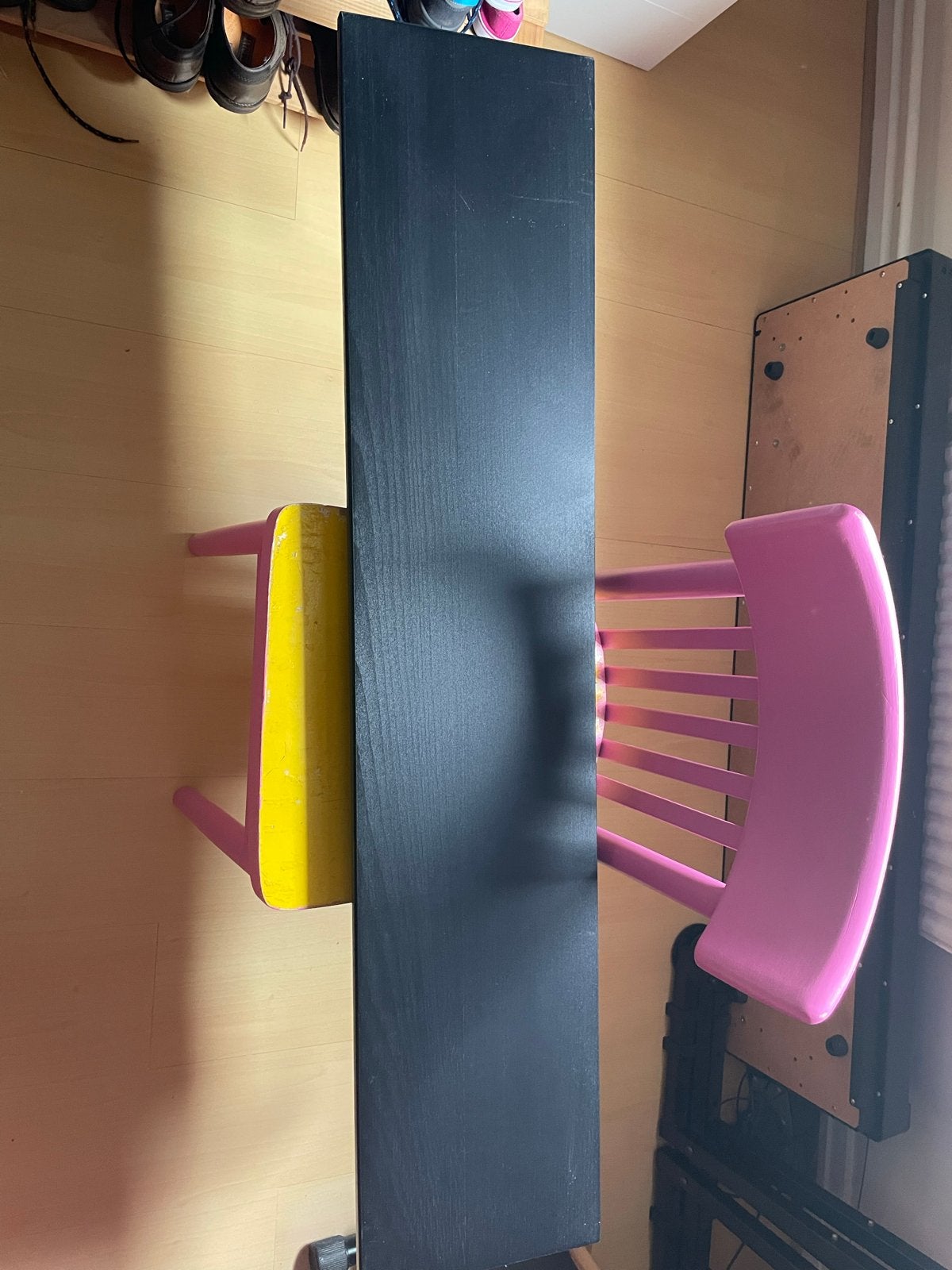 IKEA STENSTORP Wandkapstok Zwart met 5 Haken, Gebruikt, Minder dan 100 cm, Hout, Ophalen