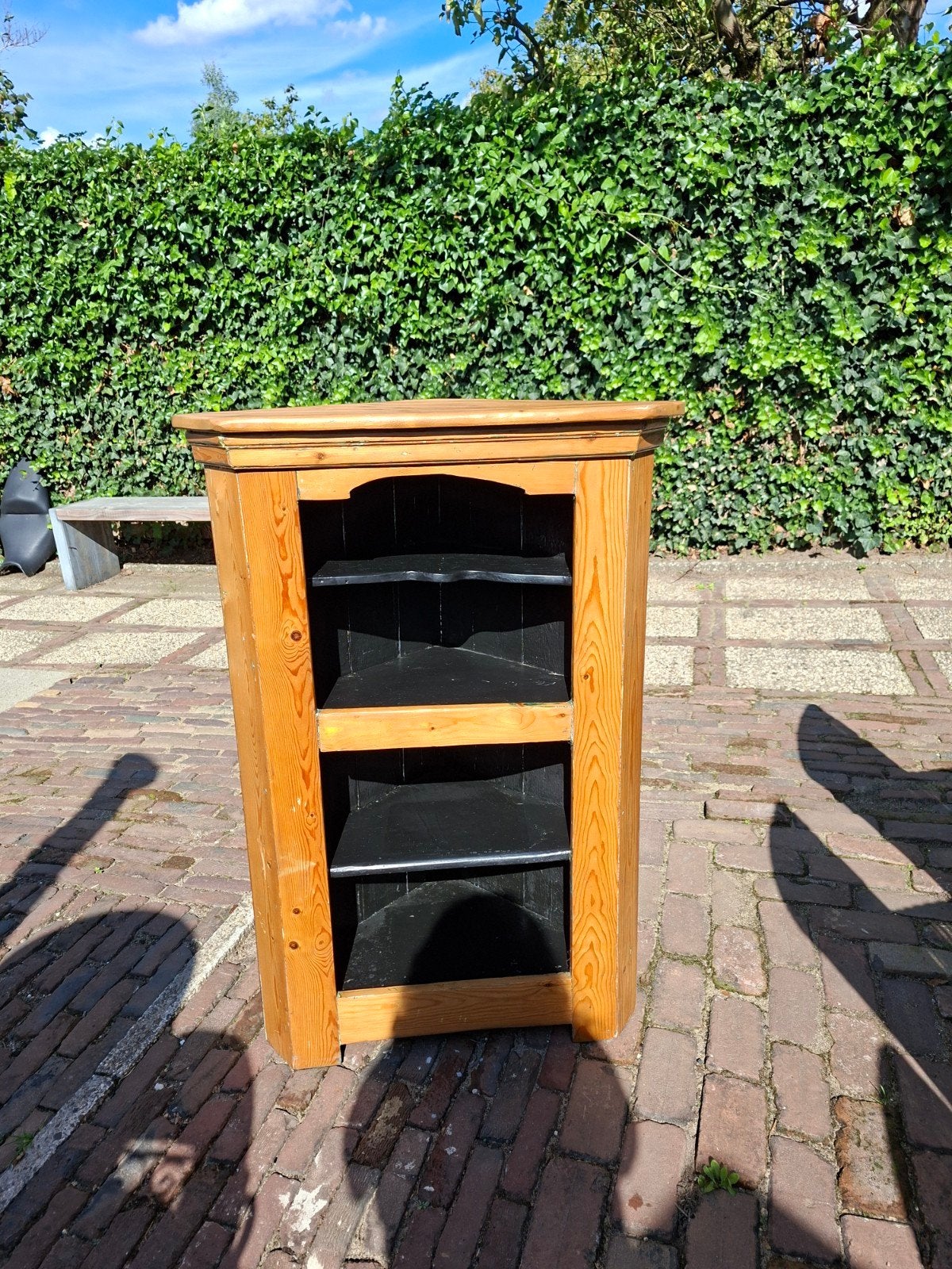 mooie oude hoekkast, Ophalen, Gebruikt