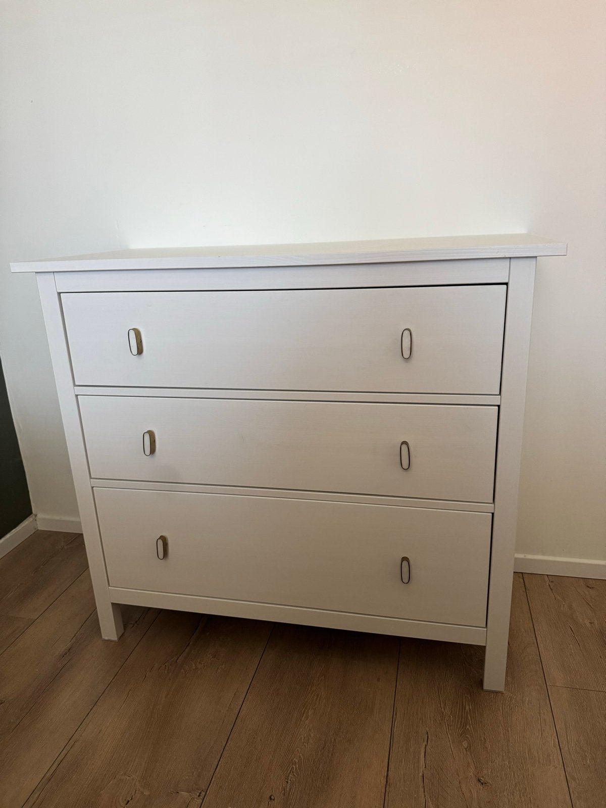 IKEA Hemnes ladekast / commode - wit, Ophalen, Gebruikt, 50 tot 70 cm, 100 cm of meer