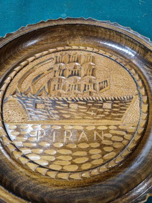 Wandbord met boot houtsnijwerk piran, Ophalen of Verzenden, 'T Olde Gre-j, Info@toldegrej.nl, Endepoelstraat 20f Didam
