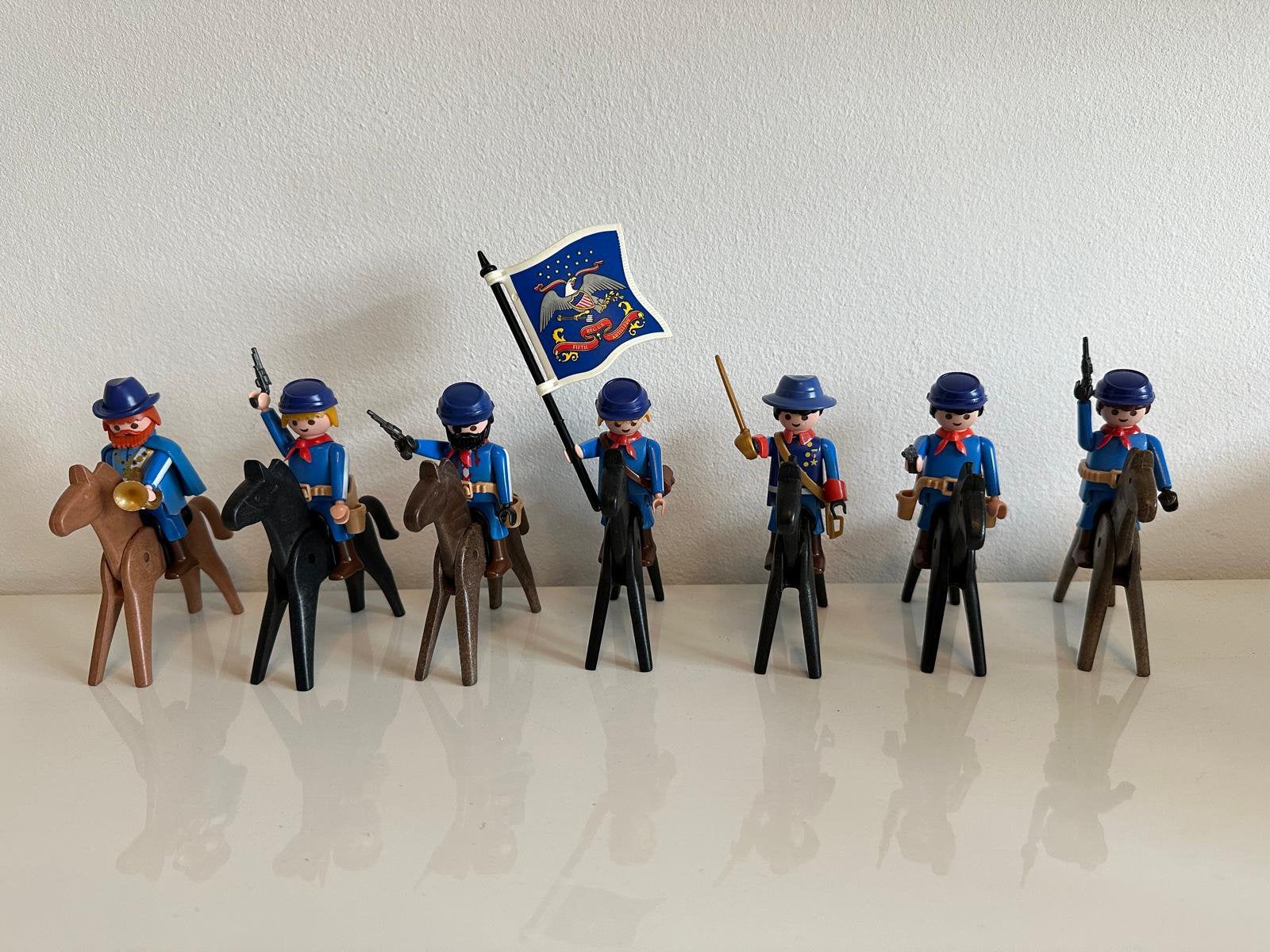 Playmobil B noordelijken soldaten cavelarie, Ophalen of Verzenden, Zo goed als nieuw