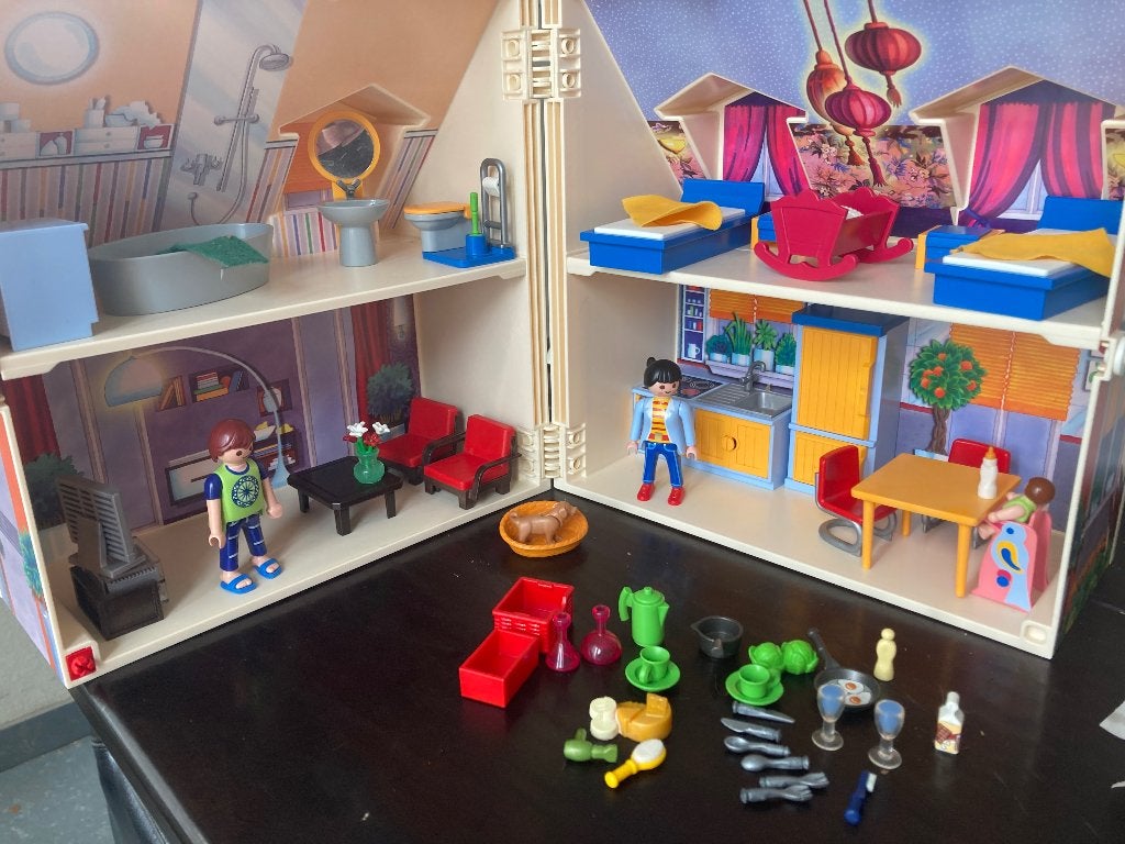 Playmobil meeneem poppenhuis, Ophalen of Verzenden, Gebruikt