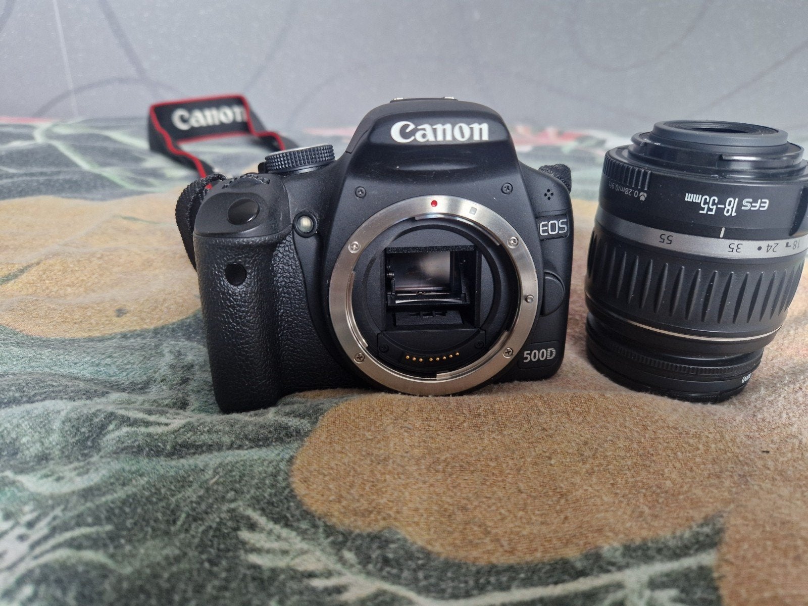 canon eos 500d, Ophalen of Verzenden, Zo goed als nieuw, Spiegelreflex, Canon