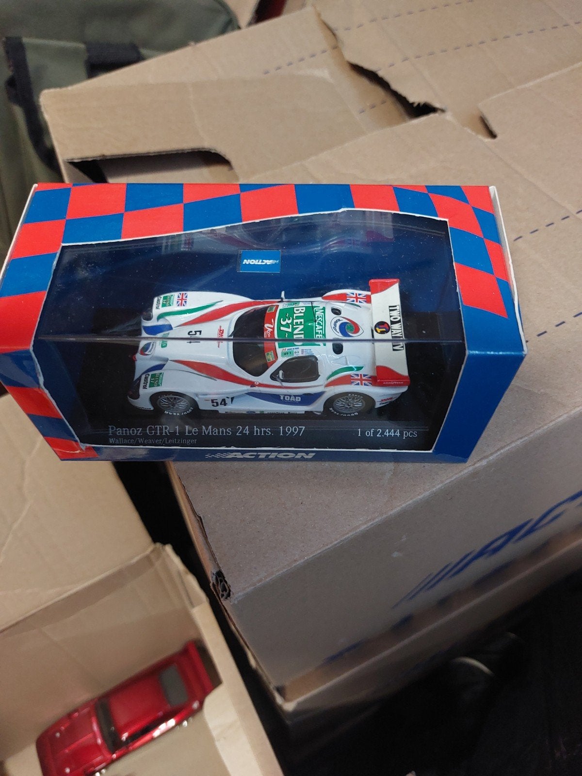 Panoz GTR-1 Le Mans 24 hrs. 1997 modelauto, Ophalen of Verzenden