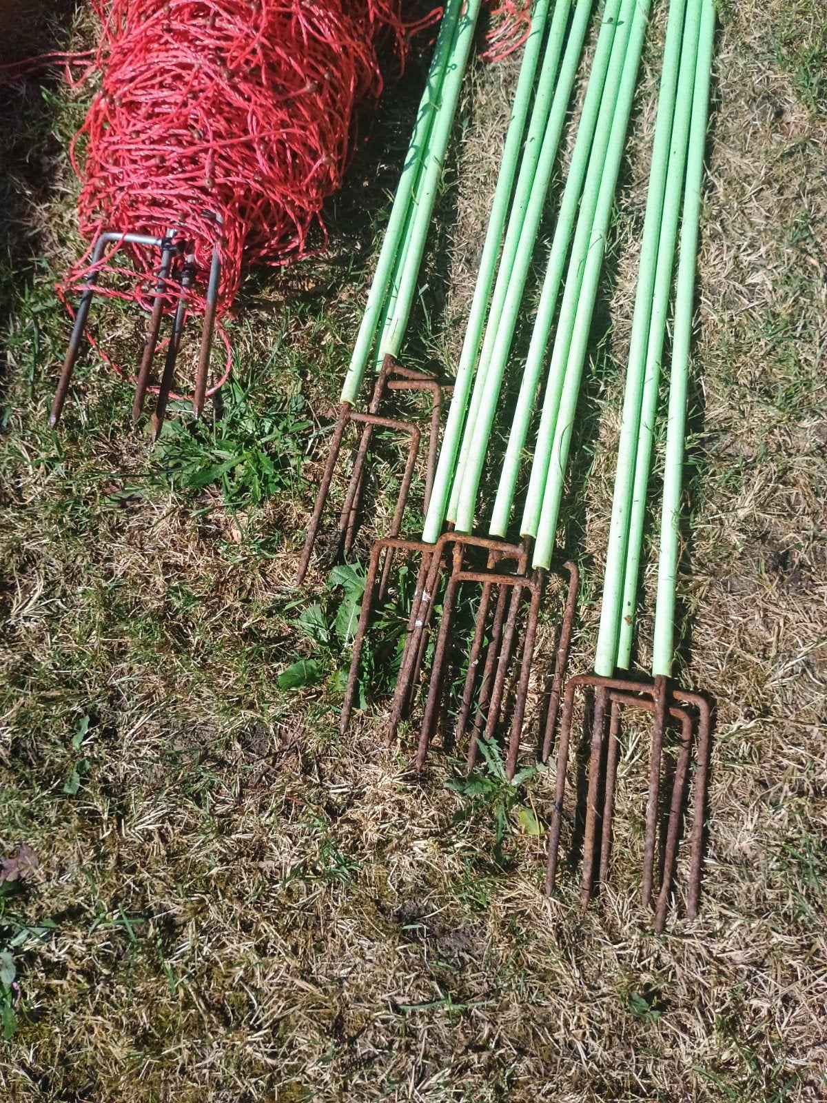 Honden afrasteringsnet. Kunststof . Gebruikt, maar heel., Ophalen, Gebruikt, 20 meter of meer