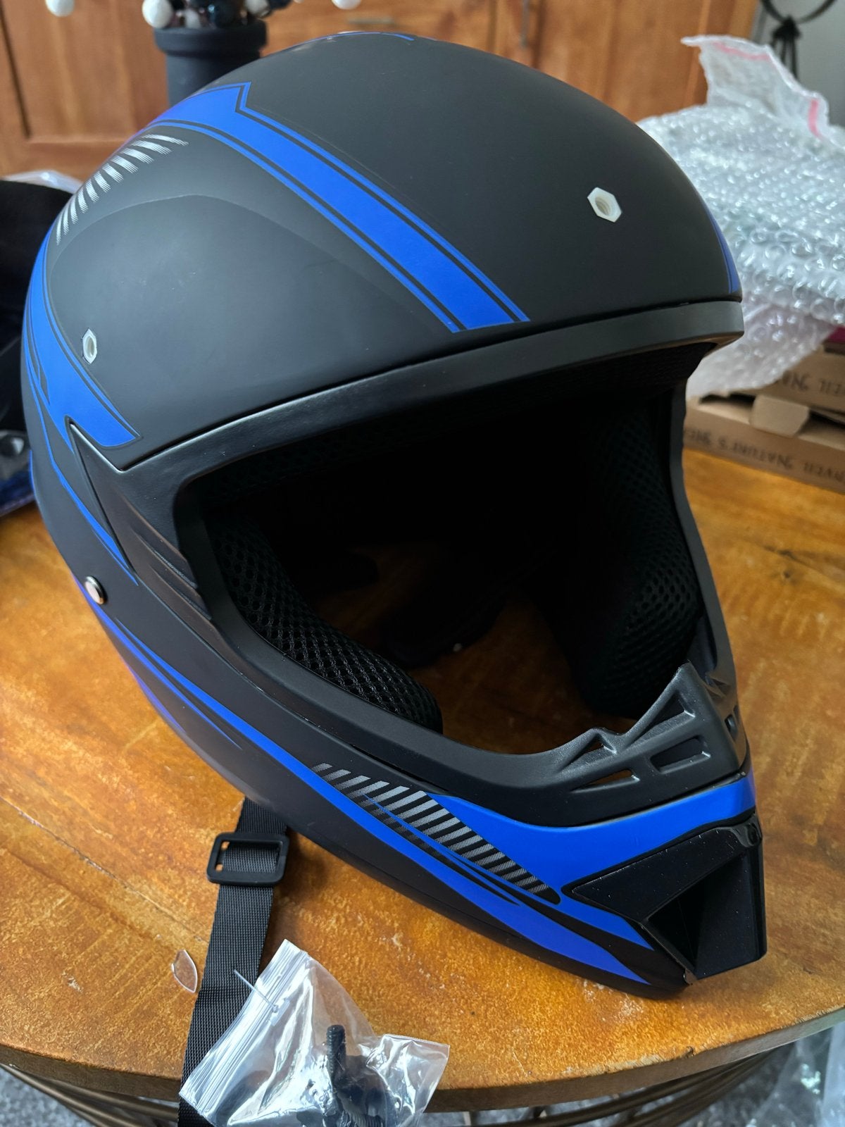 Nieuwe Offroadhelm met bril, handschoenen en bivakmuts, Motoren, Overige merken, M, Ophalen of Verzenden, Nieuw zonder kaartje