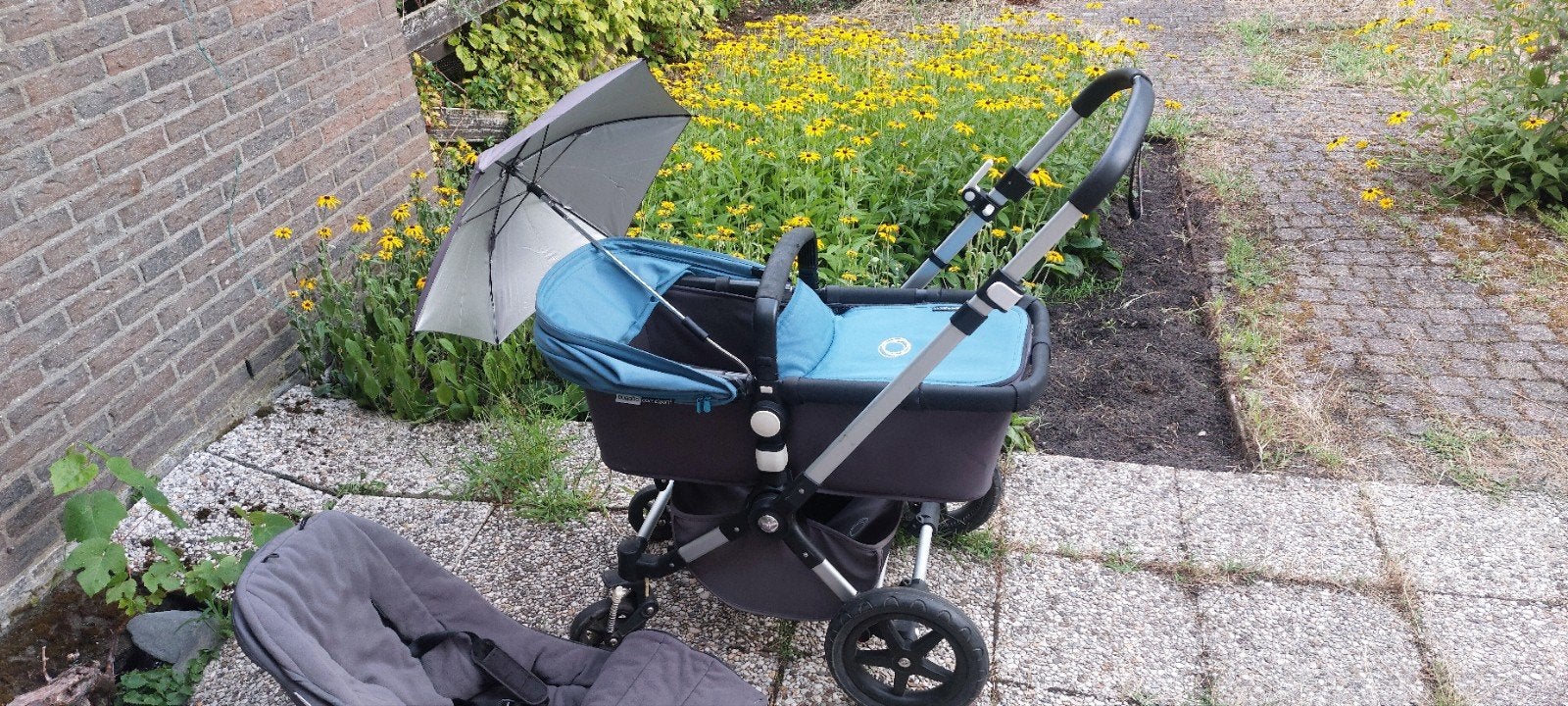 Complete Bugaboo Cameleon buggy + reiswieg + veel extra's, Ophalen, Gebruikt, Bugaboo, Combiwagen