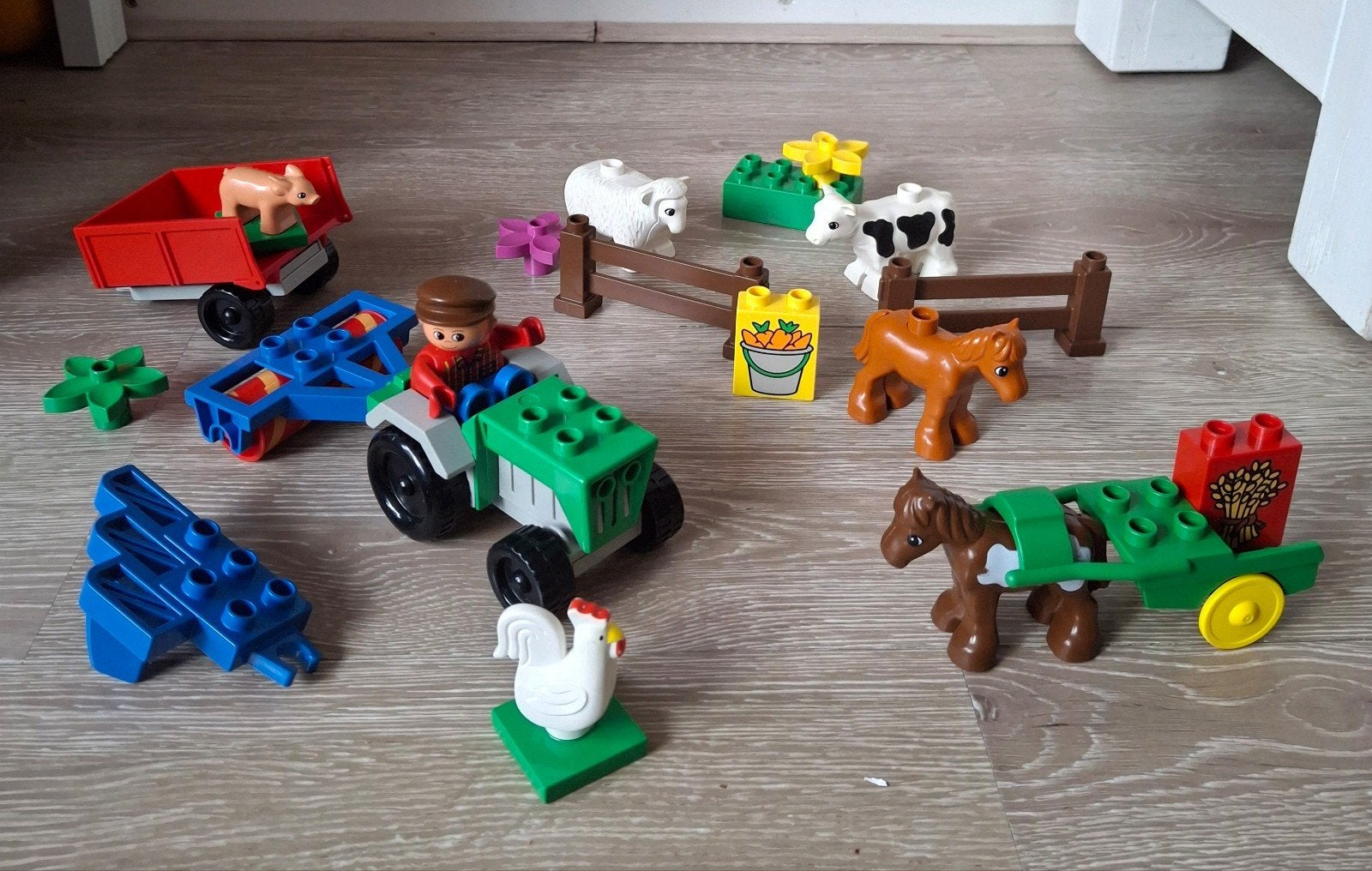 boerderij dieren en tractor, Ophalen of Verzenden, Zo goed als nieuw, Duplo