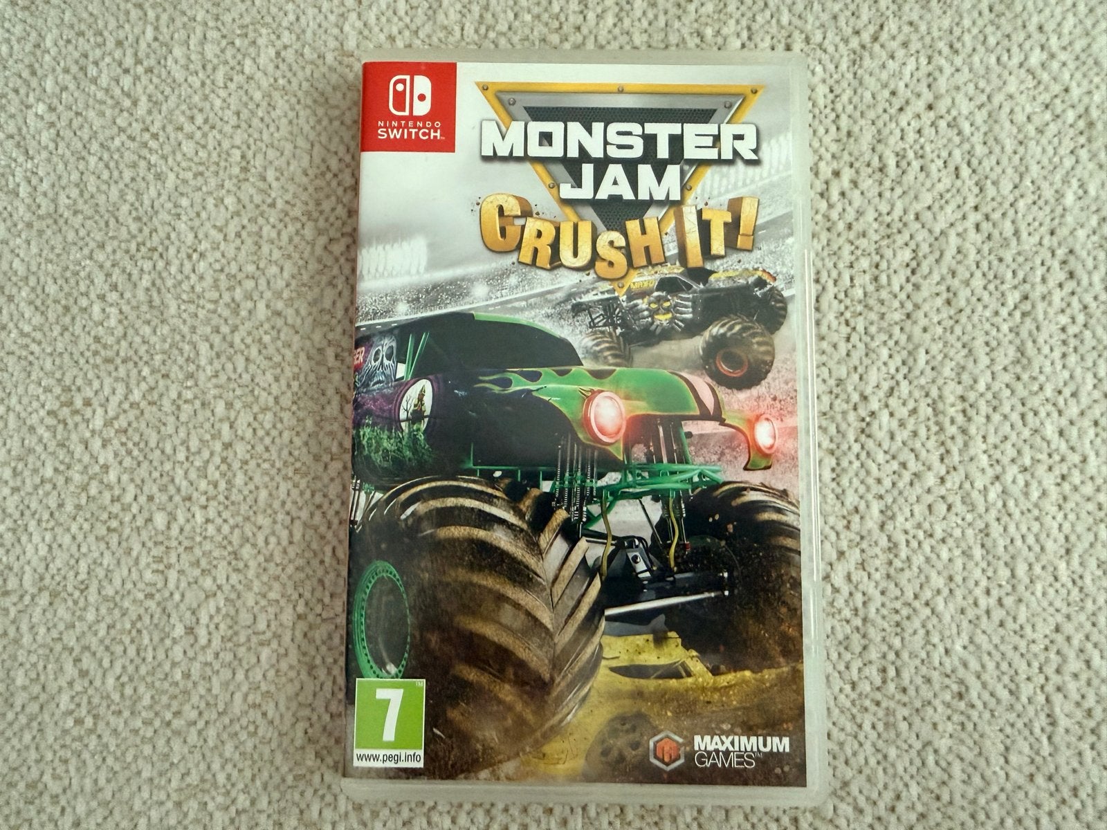 Monster Jam Crush It! Nintendo Switch Game, 1 speler, Racen en Vliegen, Ophalen of Verzenden, Zo goed als nieuw