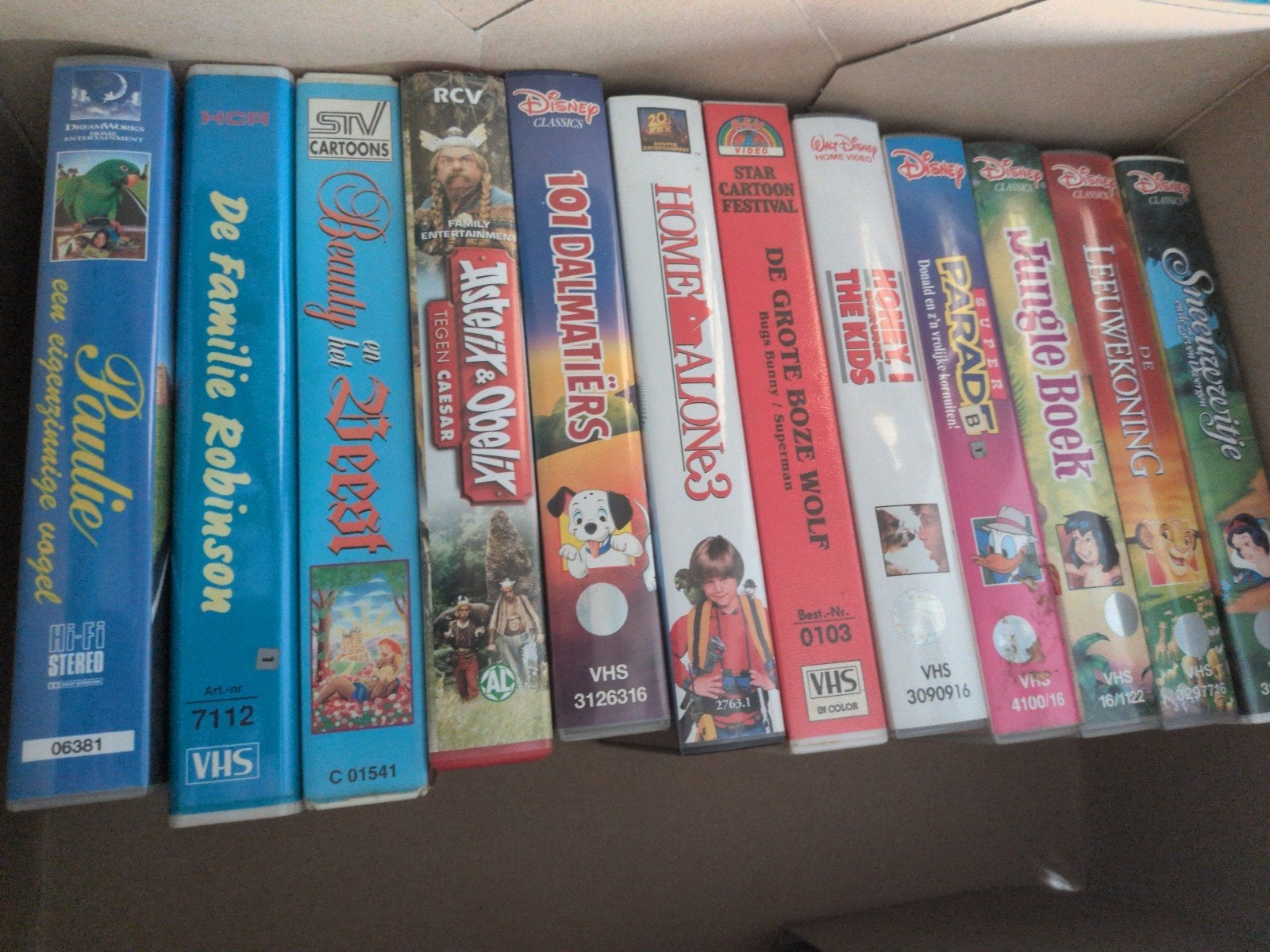 Grote collectie VHS-banden: Disney, Home Alone en meer!, Cd's en Dvd's, VHS | Film, Gebruikt, Actie en Avontuur, Alle leeftijden