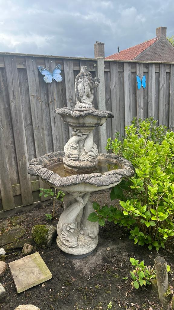 Tuinbeeld groot, Tuin en Terras, Ophalen, Gebruikt, Beton, Waterornament