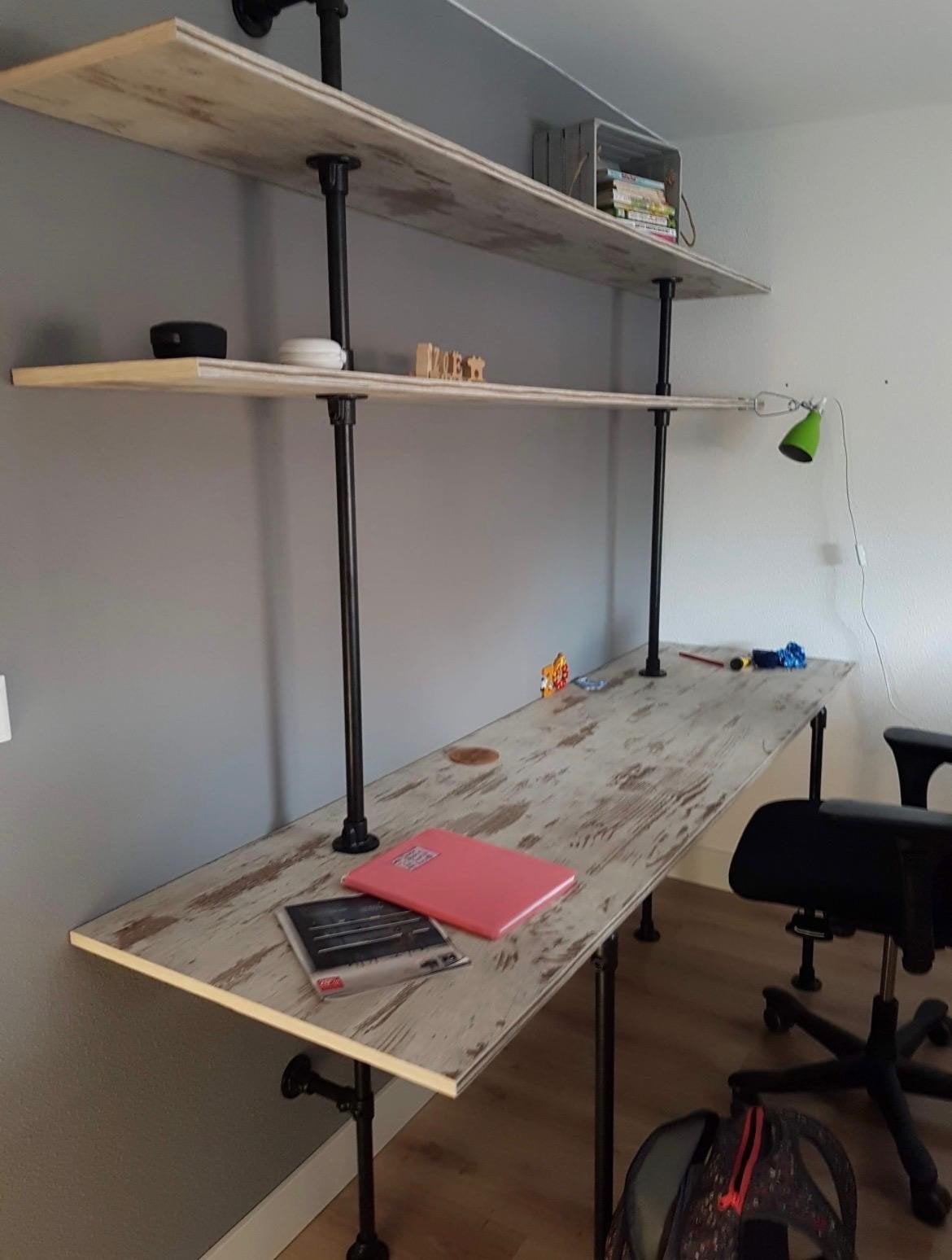 steigerhout bureau, Huis en Inrichting, Ophalen
