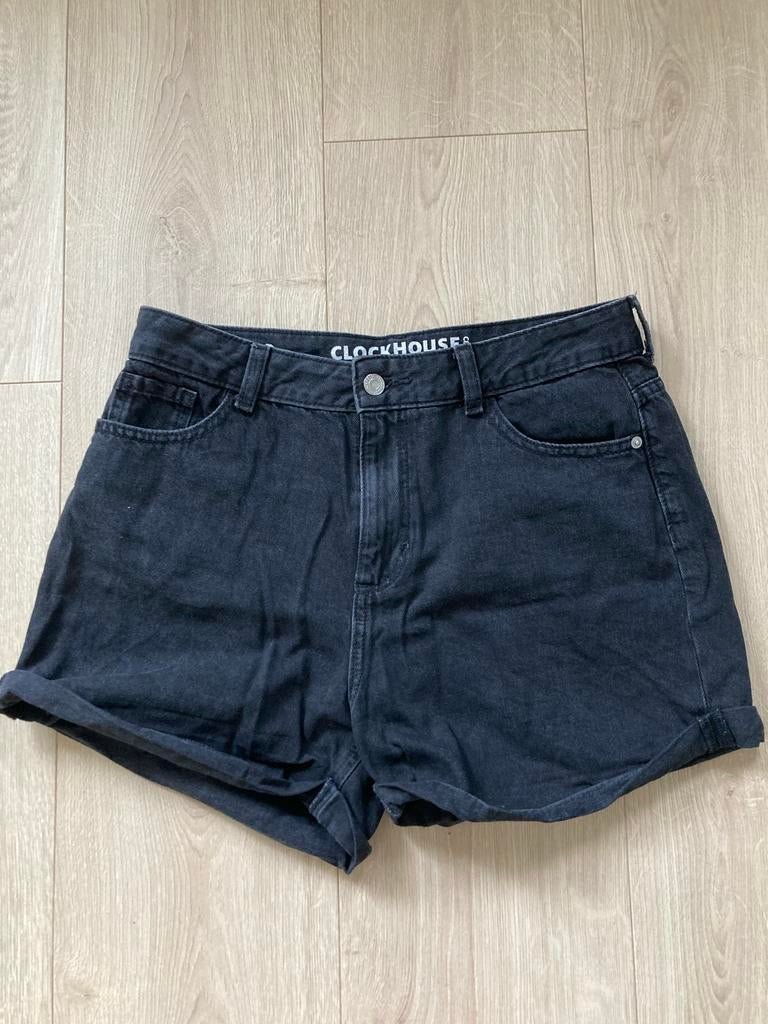 Clockhouse Jeans Korte Broek Zwart Maat 40, Maat 38/40 (M), Kort, Zwart, Ophalen of Verzenden