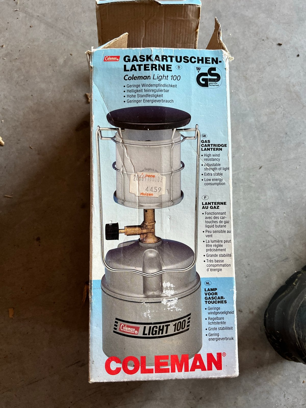Coleman Light 100 Gaslantaarn - Nieuw in doos, Ophalen of Verzenden, Nieuw