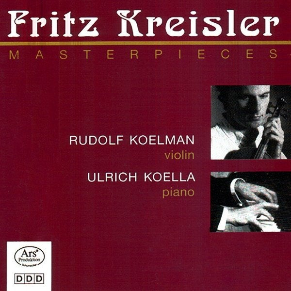 Fritz Kreisler – Rudolf Koelman, Ulrich Koella–Masterpieces, Gebruikt, Modernisme tot heden, Ophalen of Verzenden, Album