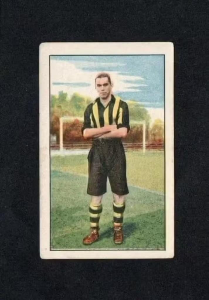 Voetbalplaatje Jonkheer W. v.d. Bosch HVV Den Haag (150)., Ophalen of Verzenden, Zo goed als nieuw
