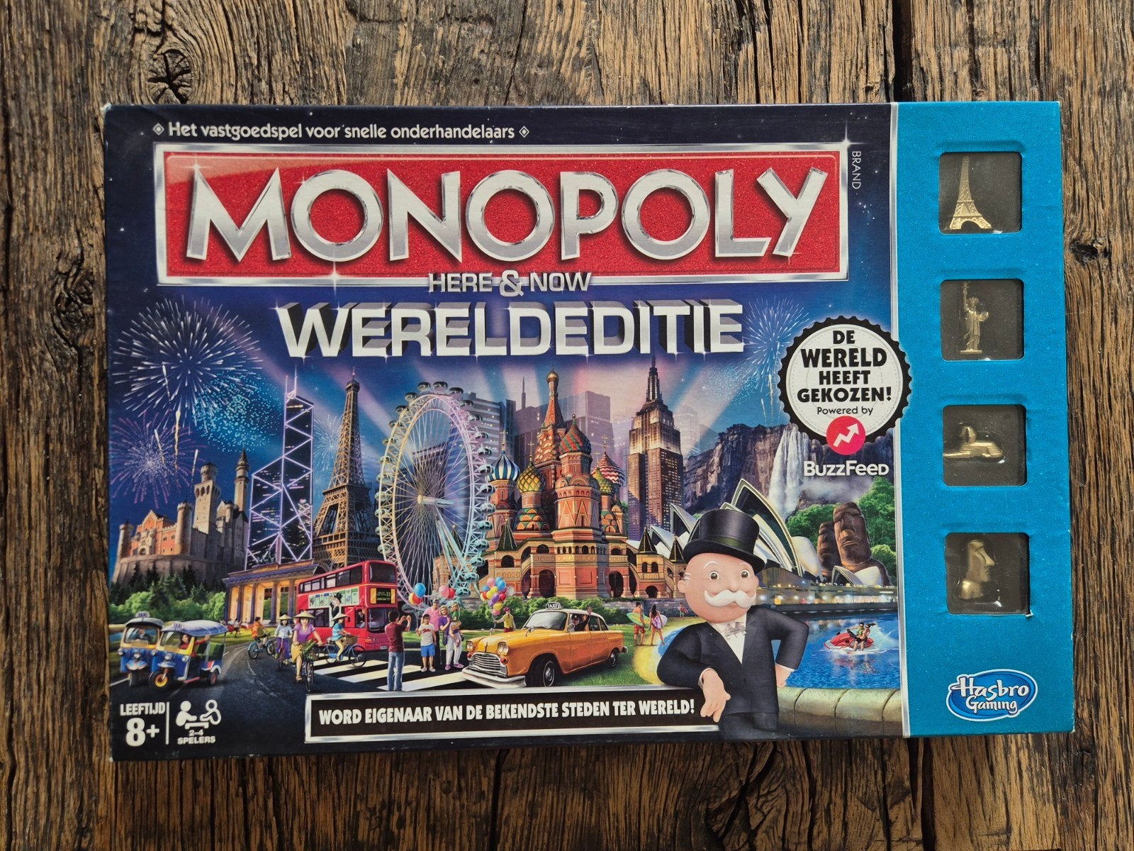 Monopoly wereldeditie, Een of twee spelers, Ophalen of Verzenden, Nieuw, Hasbro Gaming