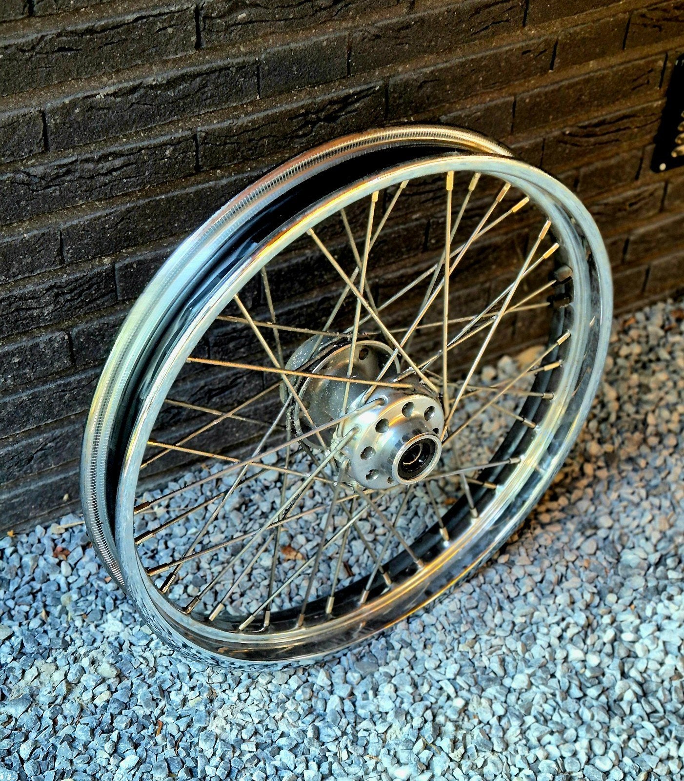 Z.g.a.n. Harley-Davidson 21 inch chrome spaakvelg, Motoren, Ophalen of Verzenden, Nieuw