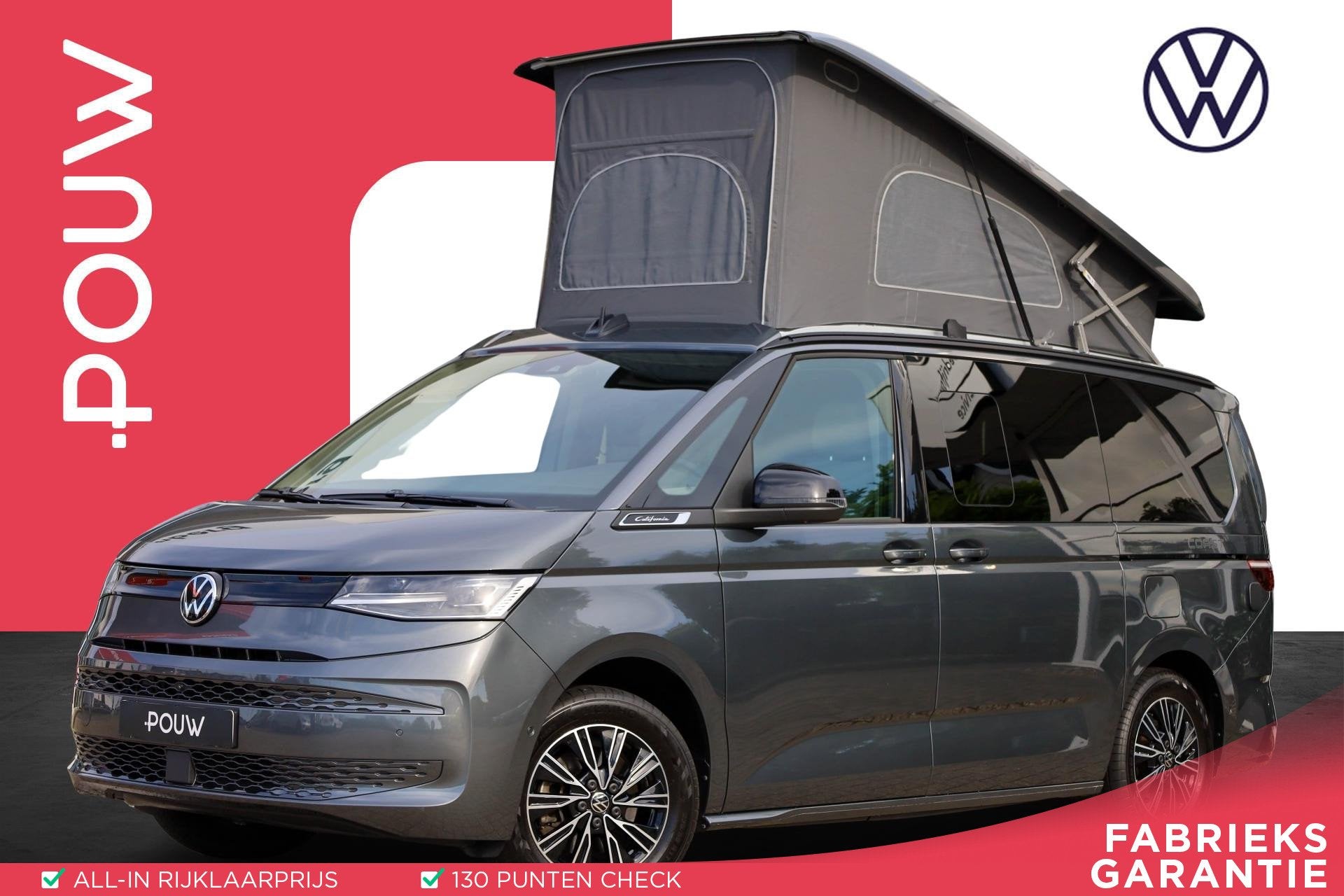 Volkswagen California Coast 1.5 TSI eHybrid 245pk DSG 4MOTIO, Automaat, Buscamper of Camperbus, Volkswagen, Bedrijf