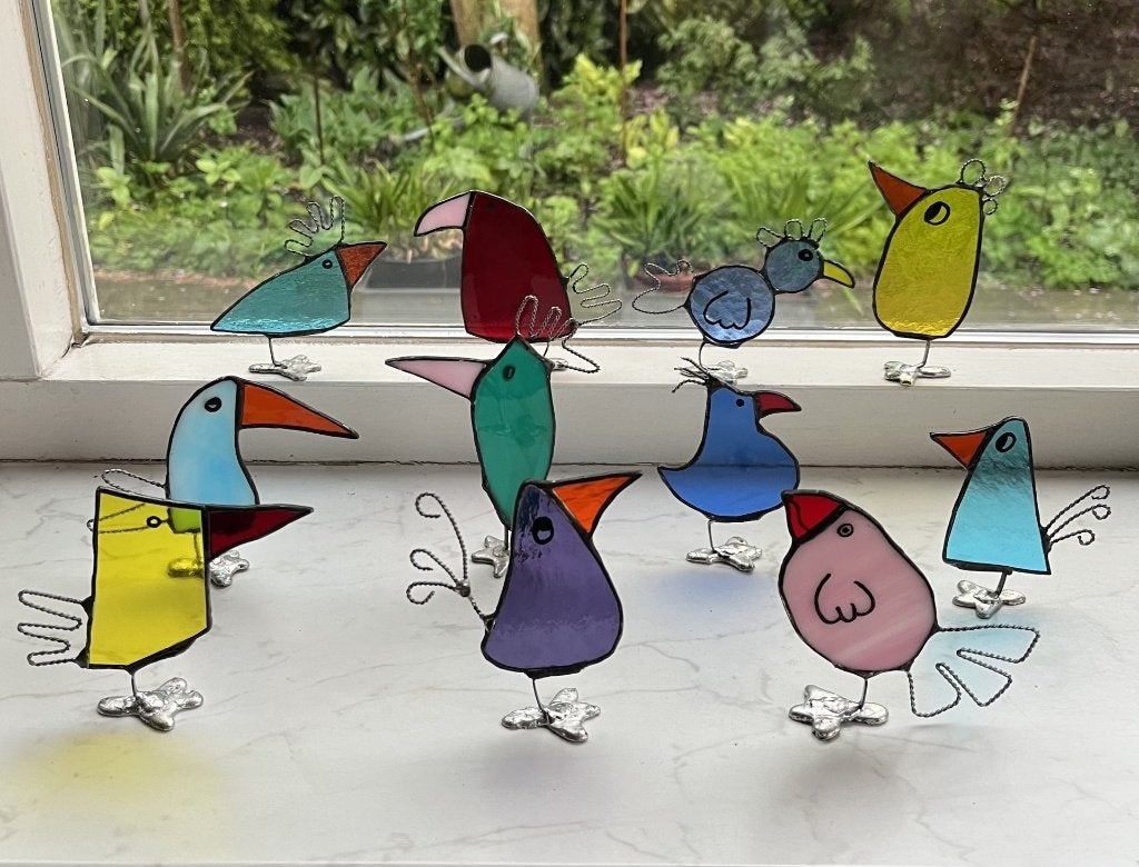 Vogel tiffany glas, Ophalen of Verzenden, Nieuw