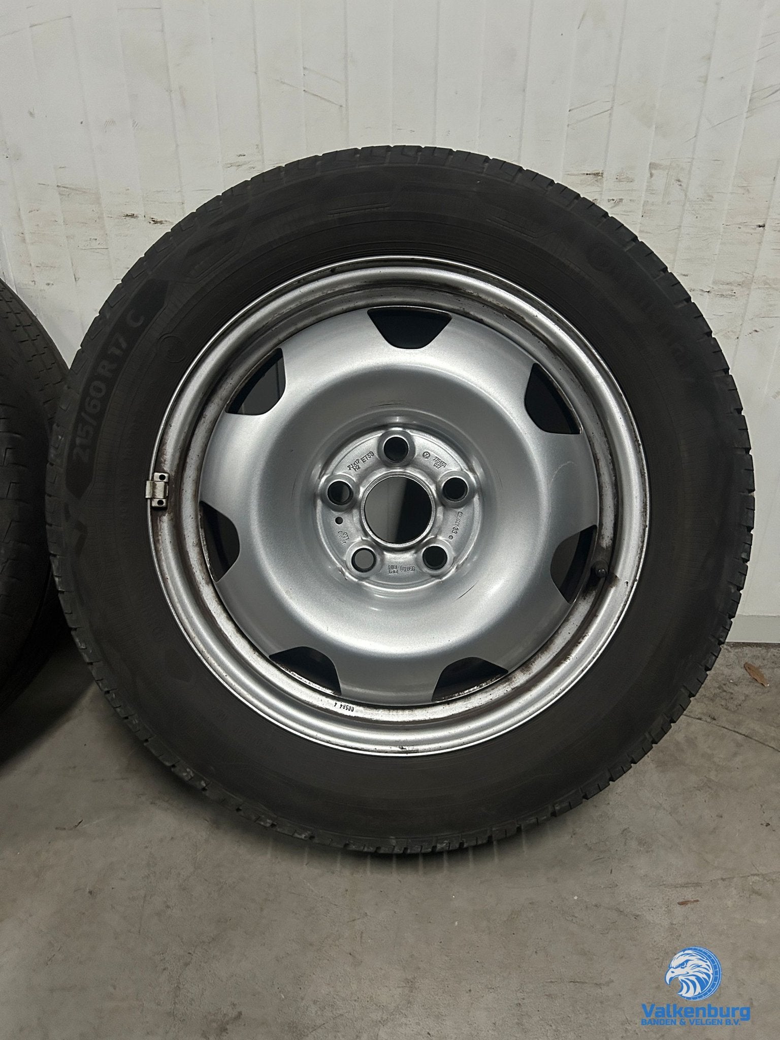 7mm! Originele VW Transporter T5 GP T6 T6.1 17 inch stalen v, -, -, Banden en Velgen, 17 inch