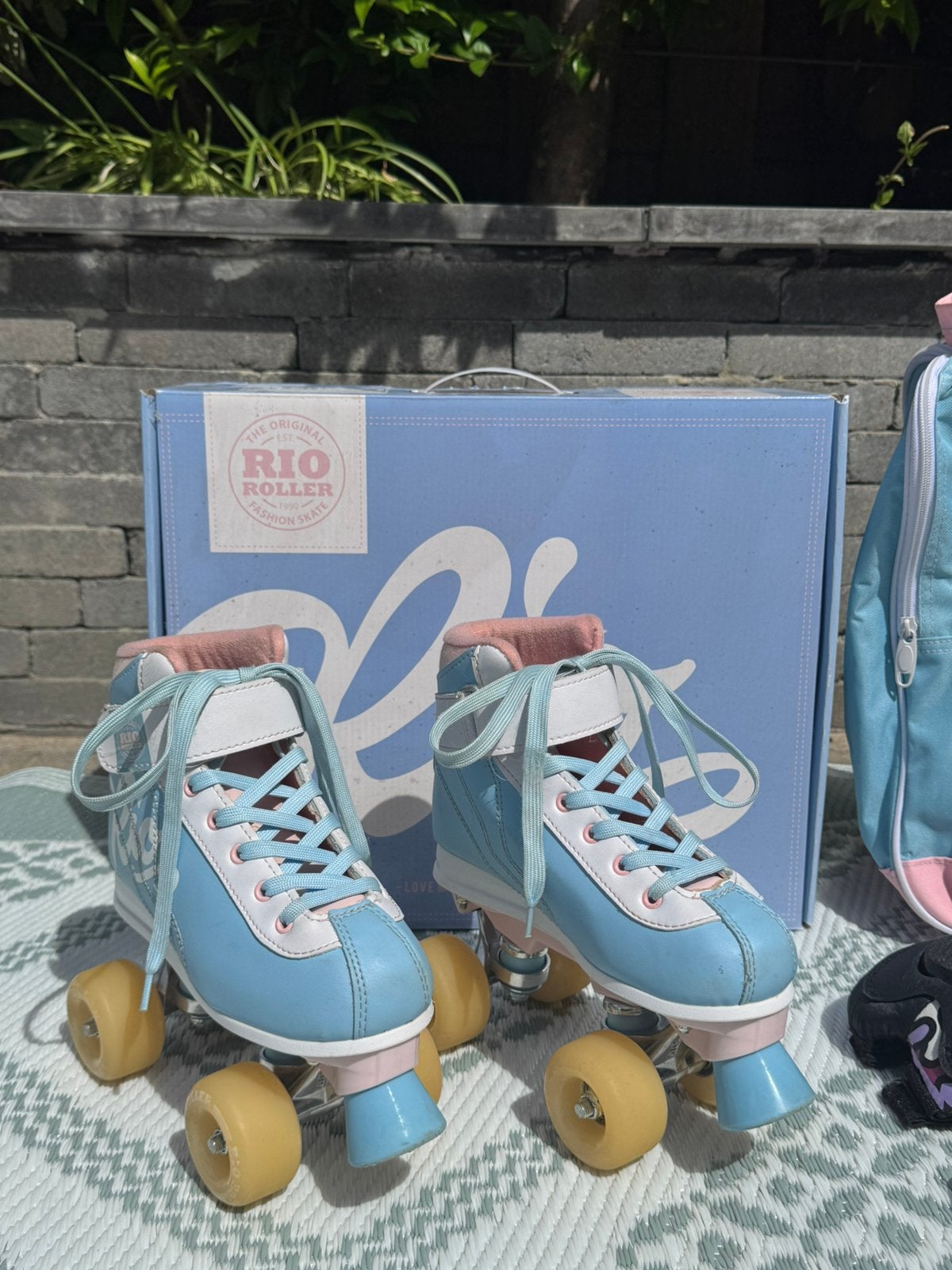 Rio Roller Milkshake rolschaatsen maat 33 + tas, Ophalen, Zo goed als nieuw