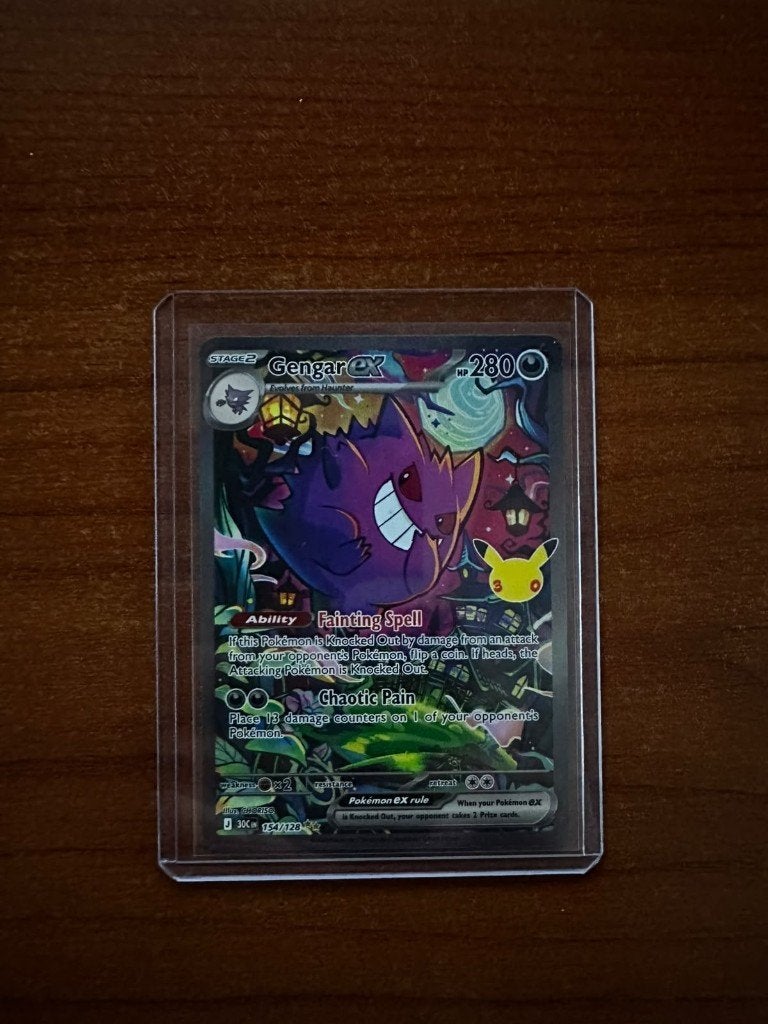 Gengar ex (154/128) Pokémon 30th celebration, Ophalen of Verzenden, Nieuw