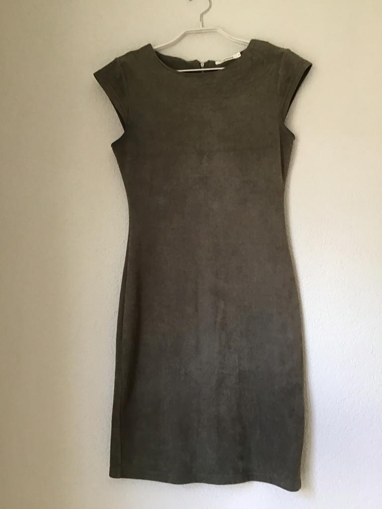 Vintage Dressing Jurk groen maat M, Ophalen of Verzenden, Zo goed als nieuw, Groen, Knielengte