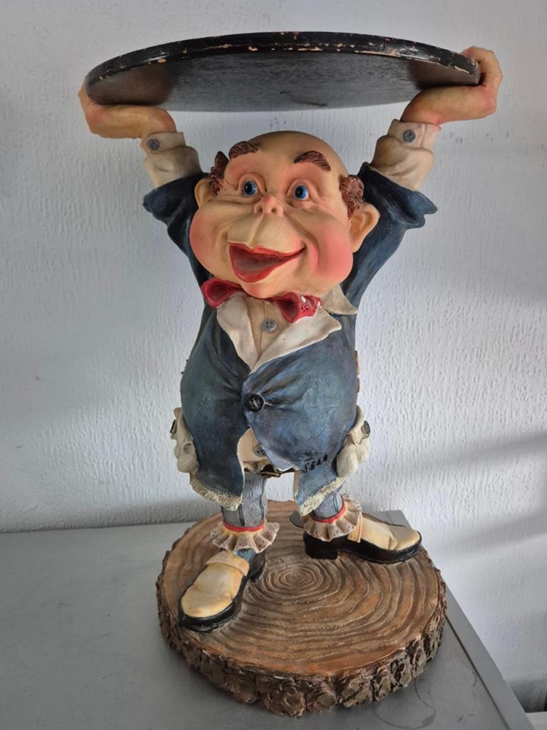 Unieke decoratieve dienbladhouder - Laaf met dienblad, Huis en Inrichting, Ophalen, Gebruikt, Meerkleurig, Overige materialen
