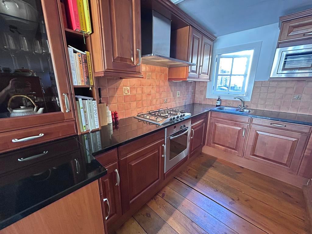 Keuken, Huis en Inrichting, Keuken | Complete keukens, Ophalen, Zo goed als nieuw, Graniet of Steen, Hoekkeuken